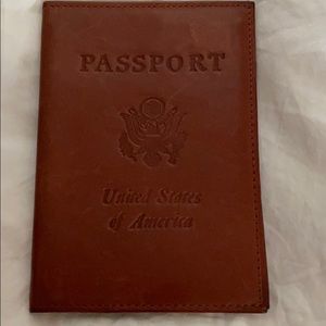 Passport holder- leather